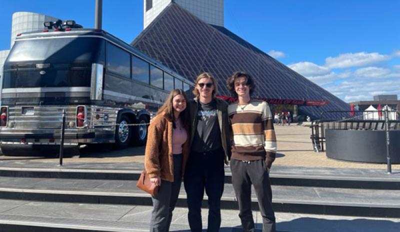 Raylee Smith at Rock Hall of Fame