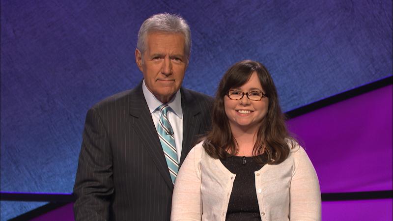 photo of Deborah Elliott and Alex Trebek