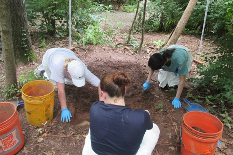 Hardie at work in the decomposition facility