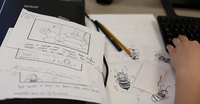 ACCAD Summercamp storyboard