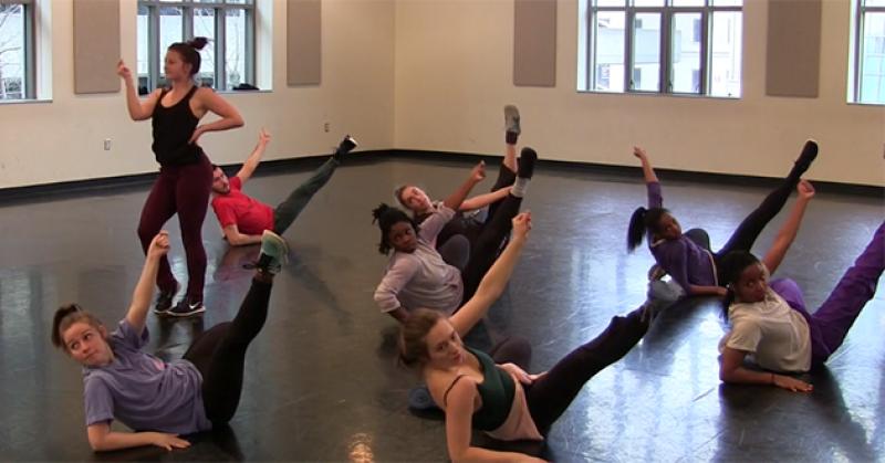 Dancers rehearse for Brazil