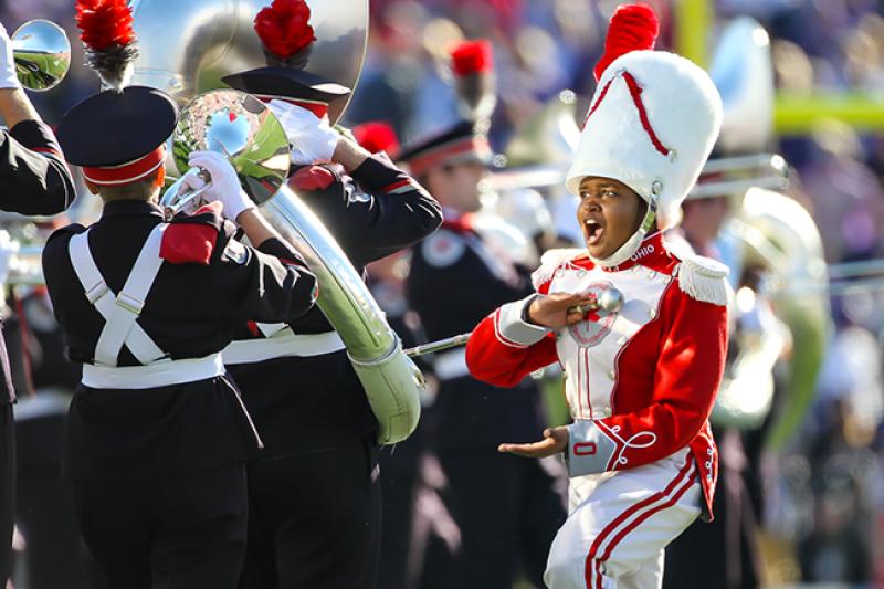 photo of Morgan Davis at Rose Bowl